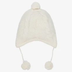 Dr. Kid Baby Girls Ivory Knitted Hat 5 Dr. Kid Baby Girls Ivory Knitted Hat -BloomBabe Cloth Store dr kid baby girls ivory knitted hat 451154 f6d2eae2fef673d104c511d5da6fa2cdfbcf1c0f