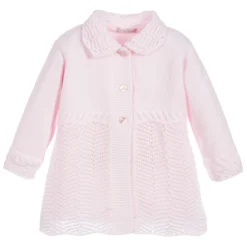 Dr. Kid Baby Girls Pink Cardigan