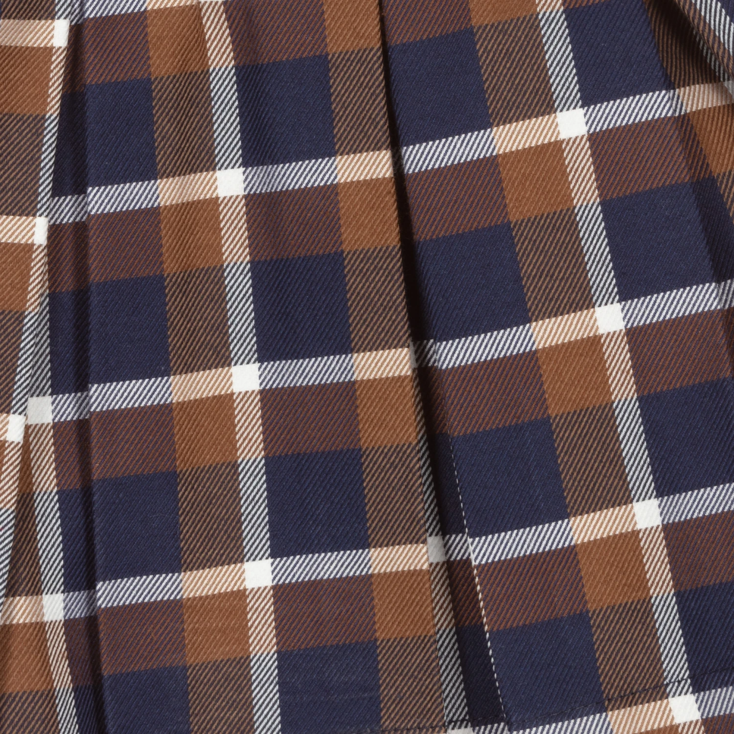 Dr. Kid Blue & Brown Checked Skirt 4 Dr. Kid Blue & Brown Checked Skirt - Image 4