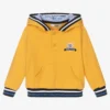 Dr. Kid Boys Yellow Hooded Sweatshirt