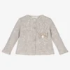 Dr. Kid Grey Knitted Baby Cardigan