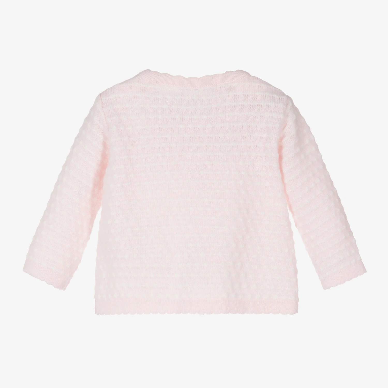 Dr. Kid Pink Knitted Baby Cardigan 2 Dr. Kid Pink Knitted Baby Cardigan - Image 2