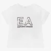 Emporio Armani Baby Boys White Logo T-Shirt