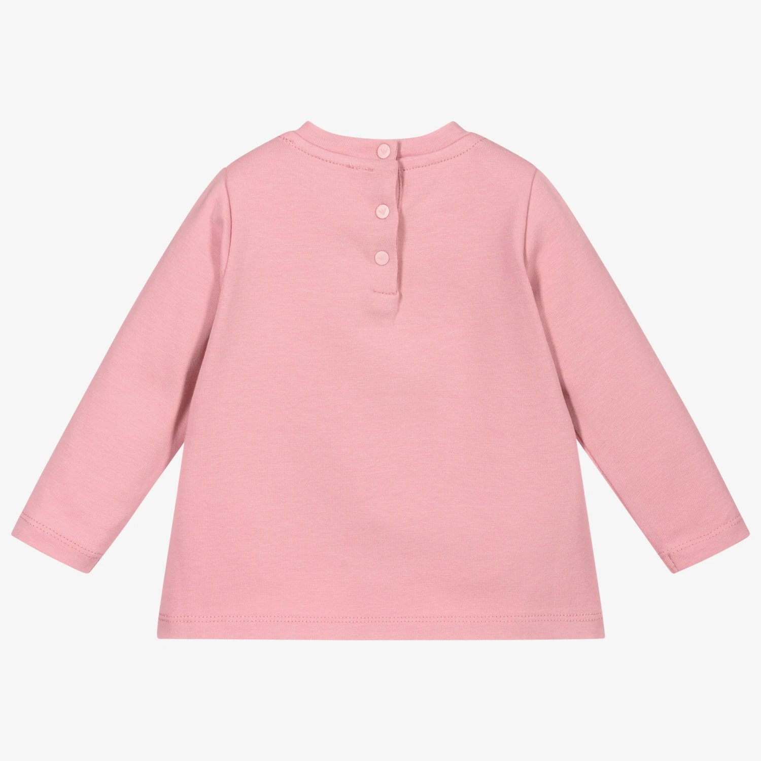 Emporio Armani Baby Girls Pink Logo Cat Top 2 Emporio Armani Baby Girls Pink Logo Cat Top - Image 2