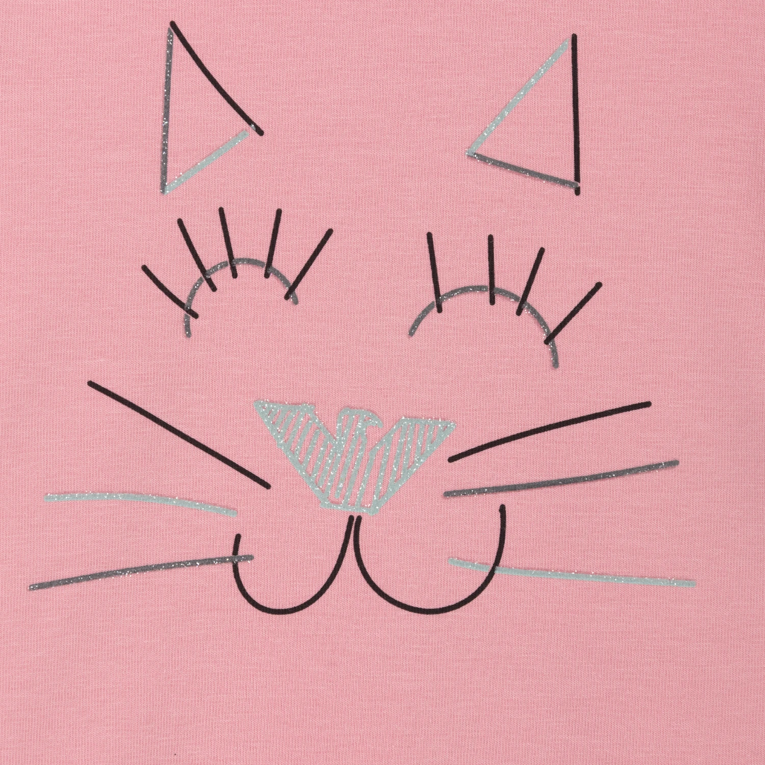 Emporio Armani Baby Girls Pink Logo Cat Top 3 Emporio Armani Baby Girls Pink Logo Cat Top - Image 3