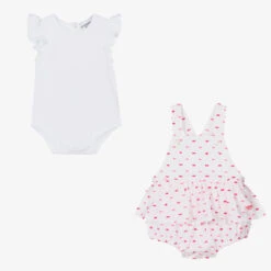 Emporio Armani Baby Girls White Cotton Dungarees Set -BloomBabe Cloth Store emporio armani baby girls white cotton dungarees set 494140 167596d137fb92a657ab32c9b45d2fe06e1c1afa