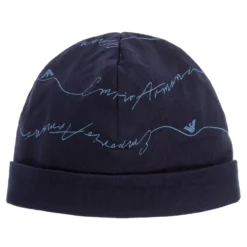 Emporio Armani Baby Navy Blue Logo Hat