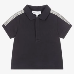Emporio Armani Blue Cotton Baby Polo Shirt