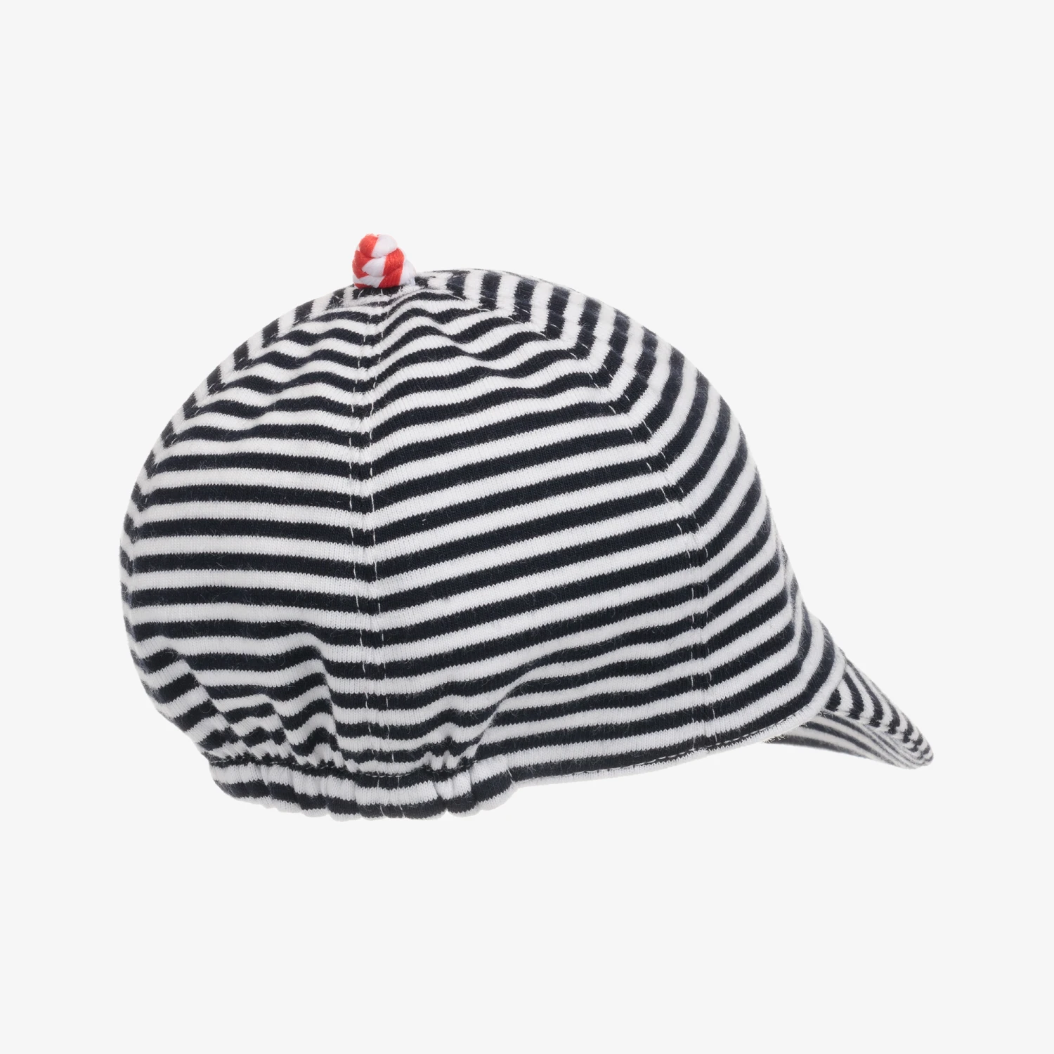 Emporio Armani Blue & White Striped Baby Cap 3 Emporio Armani Blue & White Striped Baby Cap - Image 3
