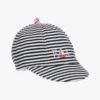 Emporio Armani Blue & White Striped Baby Cap