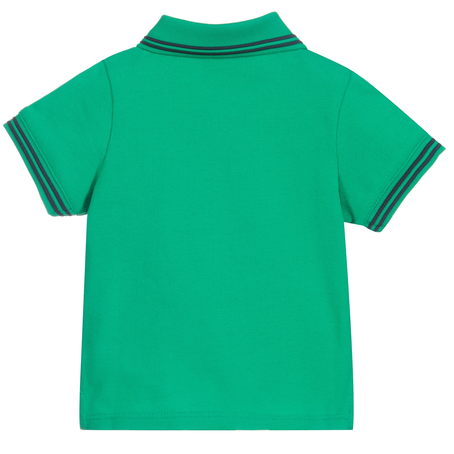Emporio Armani Green Cotton Logo Polo Shirt 2 Emporio Armani Green Cotton Logo Polo Shirt - Image 2