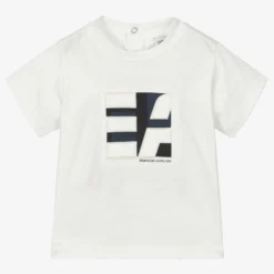 Emporio Armani Ivory Logo Baby T-Shirt