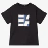 Emporio Armani Navy Blue Logo Baby T-Shirt