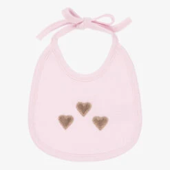 Everything Must Change Baby Girls Pink Cotton Bib