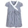 Everything Must Change Blue & White Baby Shortie