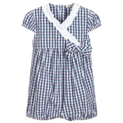 Everything Must Change Blue & White Baby Shortie