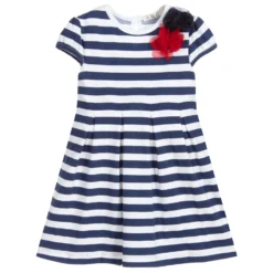 Everything Must Change Blue & White Striped Dress Set