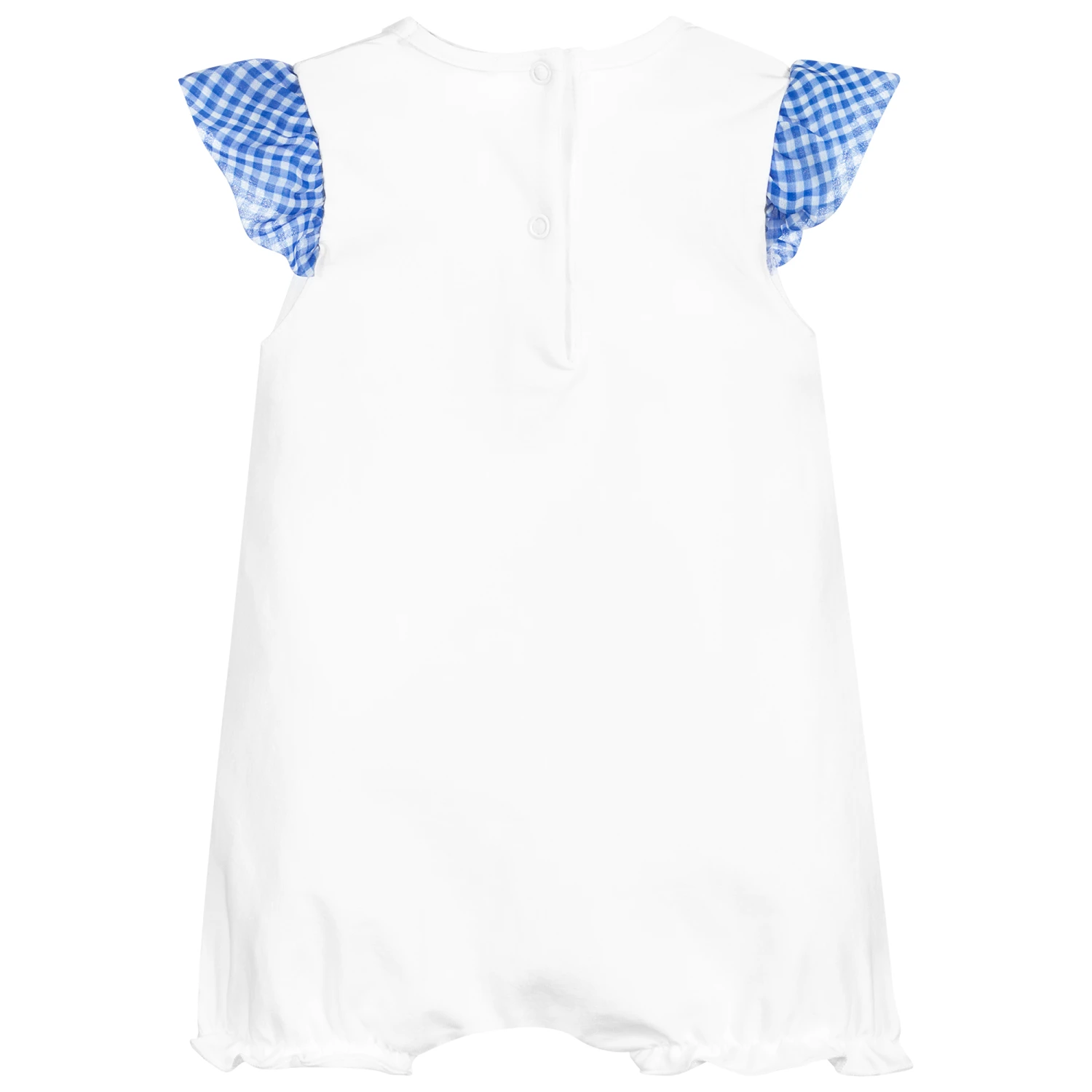 Everything Must Change White & Blue Baby Shortie 2 Everything Must Change White & Blue Baby Shortie - Image 2