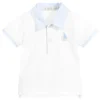 Everything Must Change White Cotton Baby Polo Shirt