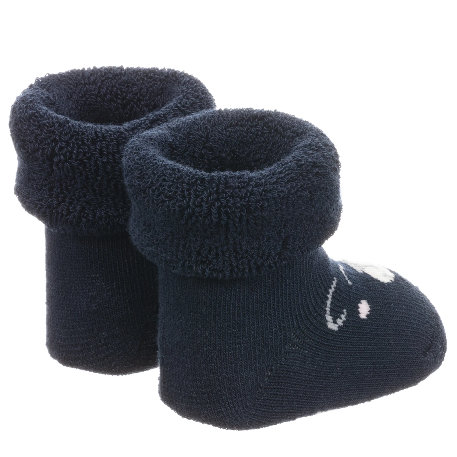 Falke Navy Blue Cotton Baby Socks 2 Falke Navy Blue Cotton Baby Socks - Image 2