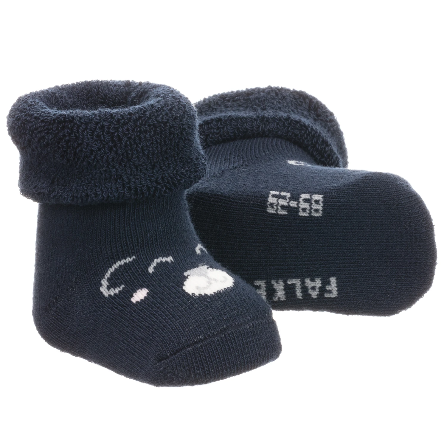 Falke Navy Blue Cotton Baby Socks 1 Falke Navy Blue Cotton Baby Socks