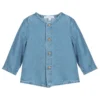 Fina Ejerique Blue Cotton Chambray Shirt