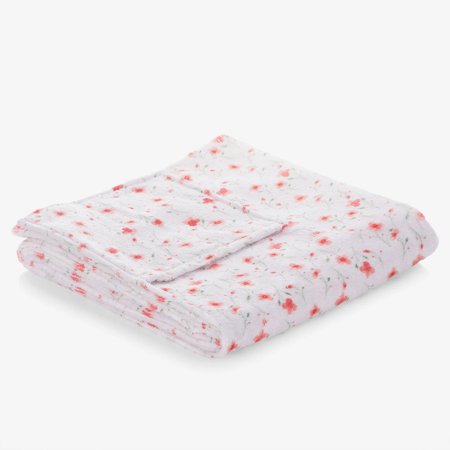 FS Baby Baby Girls Pink Floral Towel (135cm) 2 FS Baby Baby Girls Pink Floral Towel (135cm) - Image 2