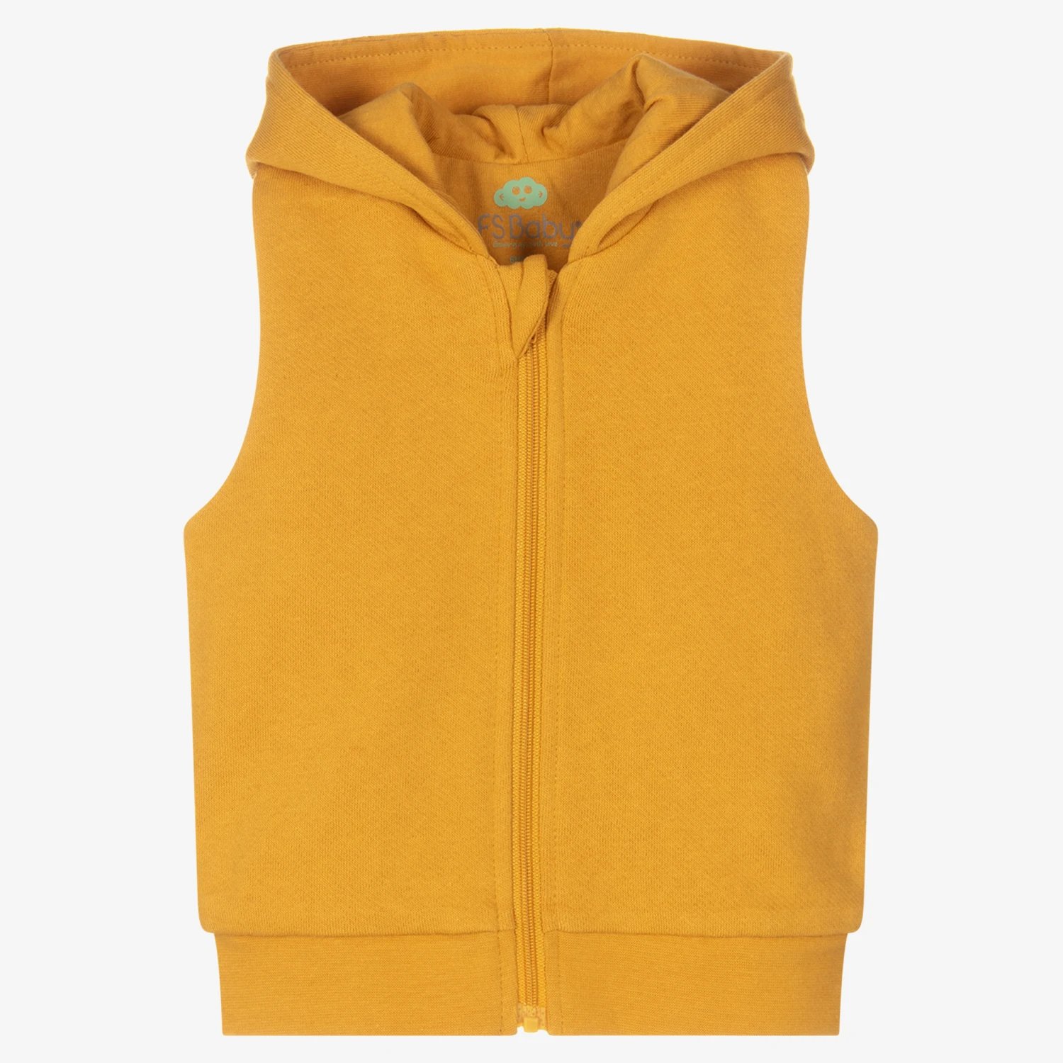 FS Baby Sleeveless Zip-Up Hooded Top 3 FS Baby Sleeveless Zip-Up Hooded Top - Image 3