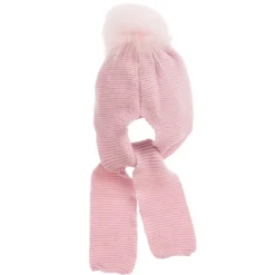 Gorros Navarro Pink 2-in-1 Baby Hat & Scarf -BloomBabe Cloth Store gorros navarro pink 2 in 1 baby hat scarf 282828 c1785ba59431930dbd48e860dce49394c61f73c0