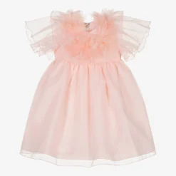 Graci Baby Girls Pink Organza Dress
