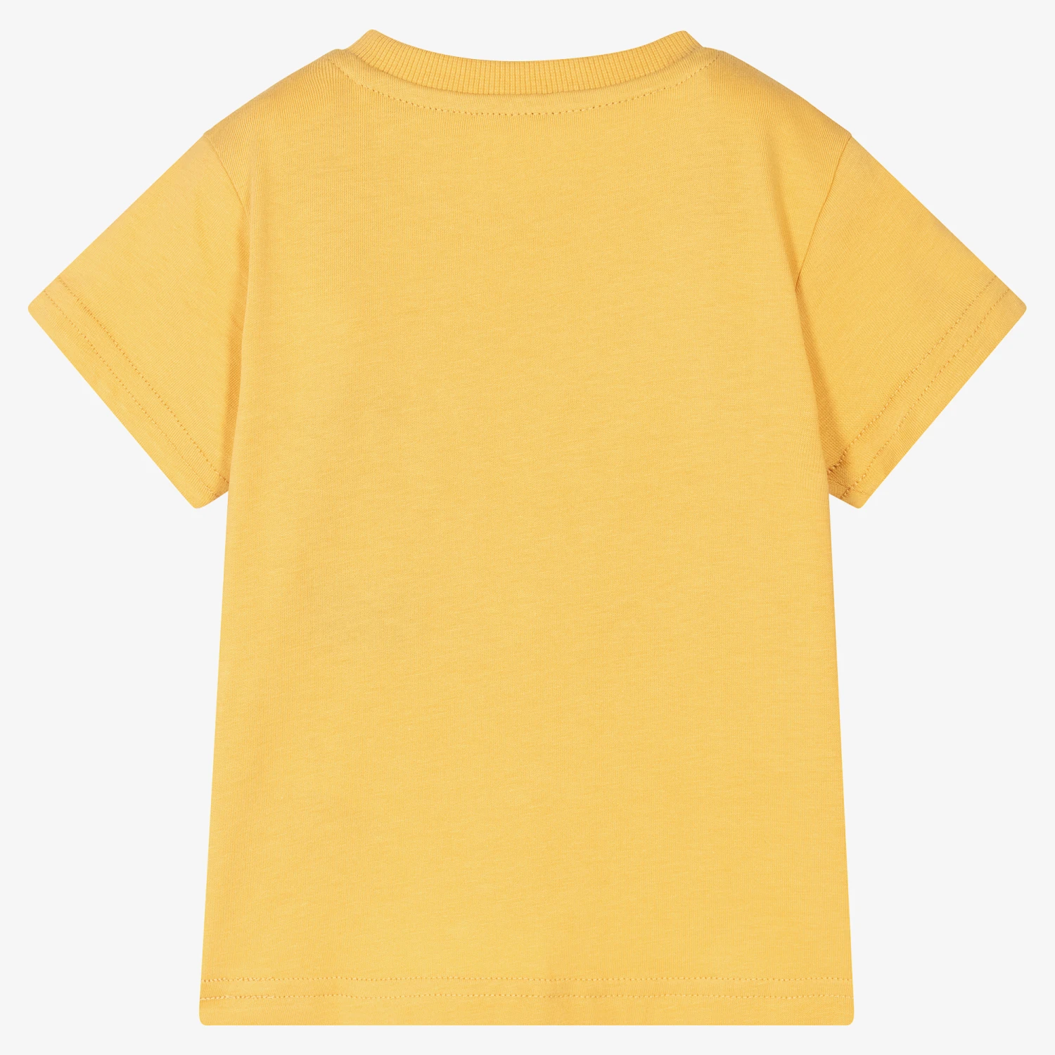 Guess Baby Boys Yellow Cotton T-Shirt 2 Guess Baby Boys Yellow Cotton T-Shirt - Image 2