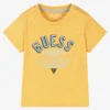 Guess Baby Boys Yellow Cotton T-Shirt