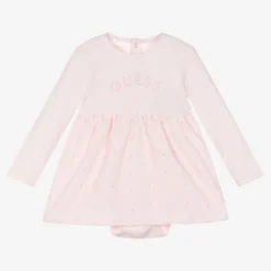 Guess Baby Girls Pale Pink Dress
