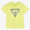 Guess Green Cotton Logo Baby T-Shirt
