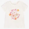 Guess Ivory Cotton Baby T-Shirt