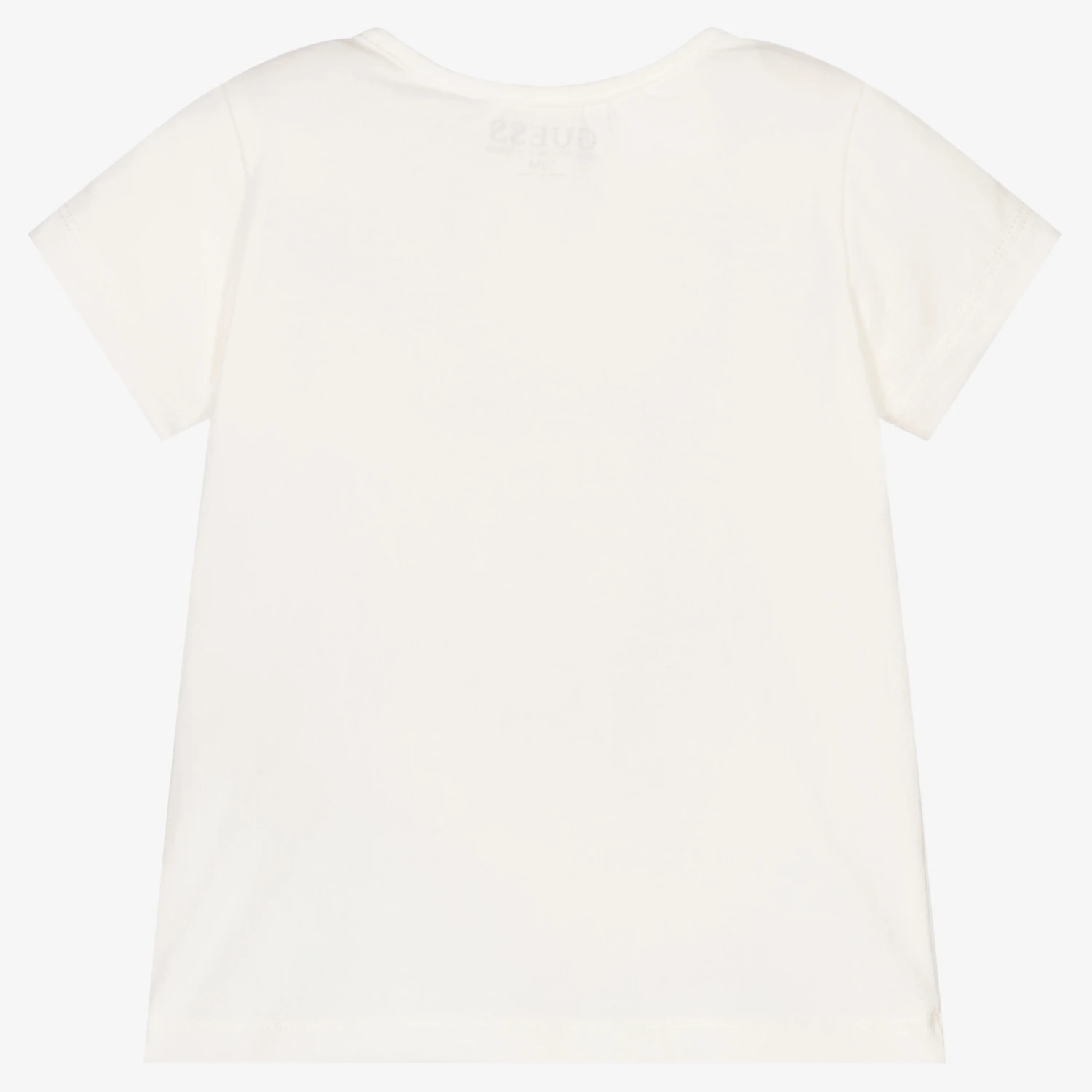 Guess Ivory Cotton Baby T-Shirt 2 Guess Ivory Cotton Baby T-Shirt - Image 2