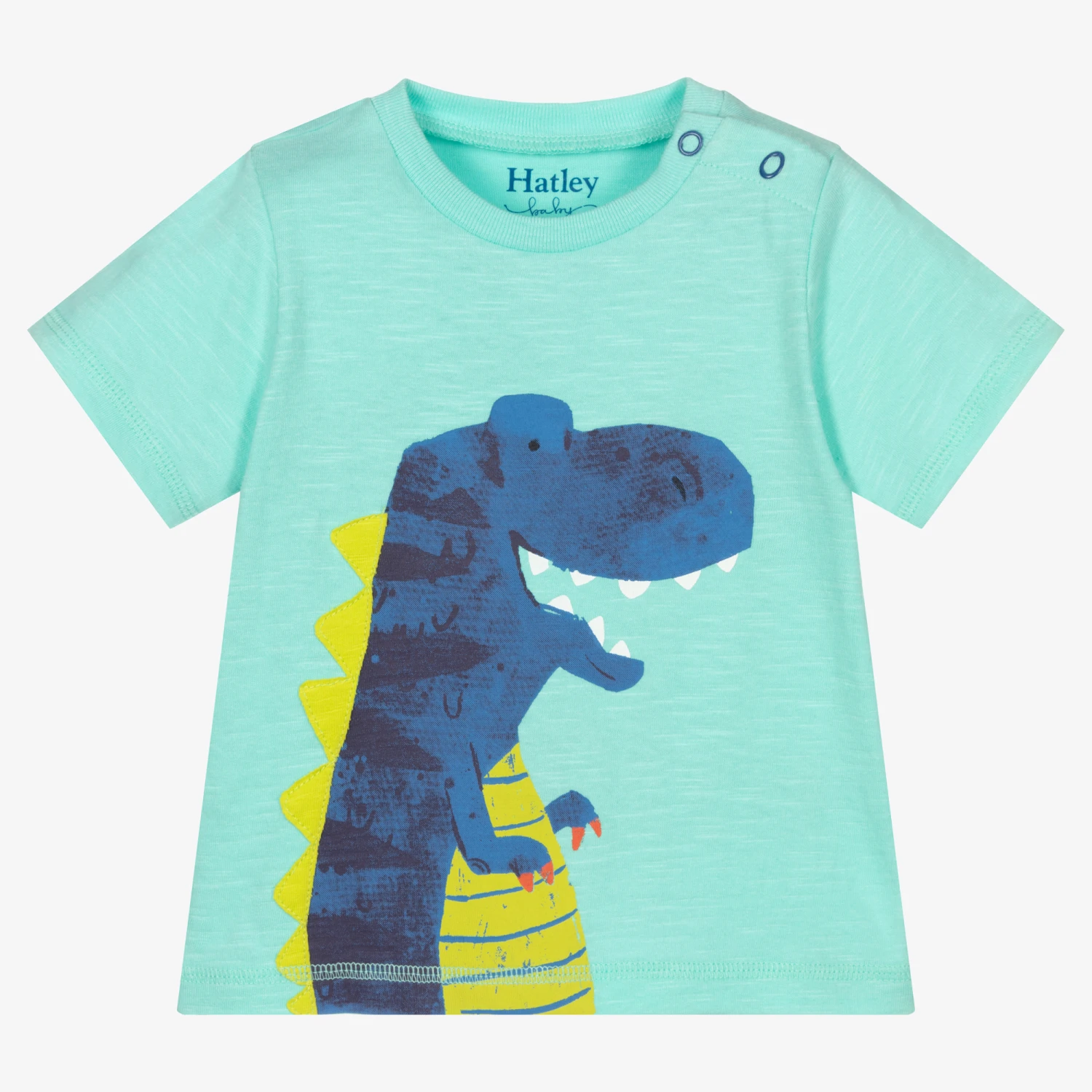 Hatley Boys Blue Cotton Dino T-Shirt 1 Hatley Boys Blue Cotton Dino T-Shirt