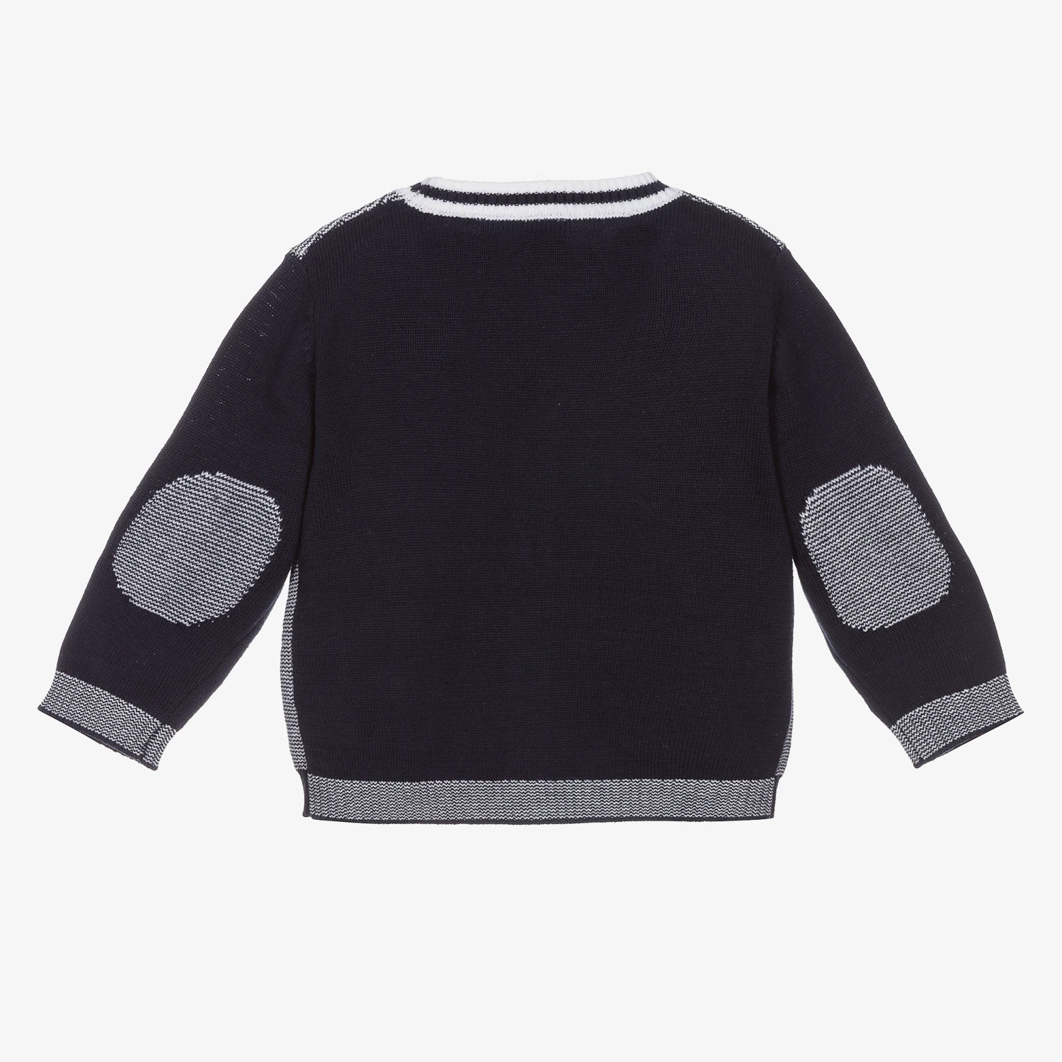 IDO Baby Blue Cotton Baby Cardigan 2 IDO Baby Blue Cotton Baby Cardigan - Image 2