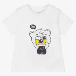 IDO Mini White Cotton Baby T-Shirt