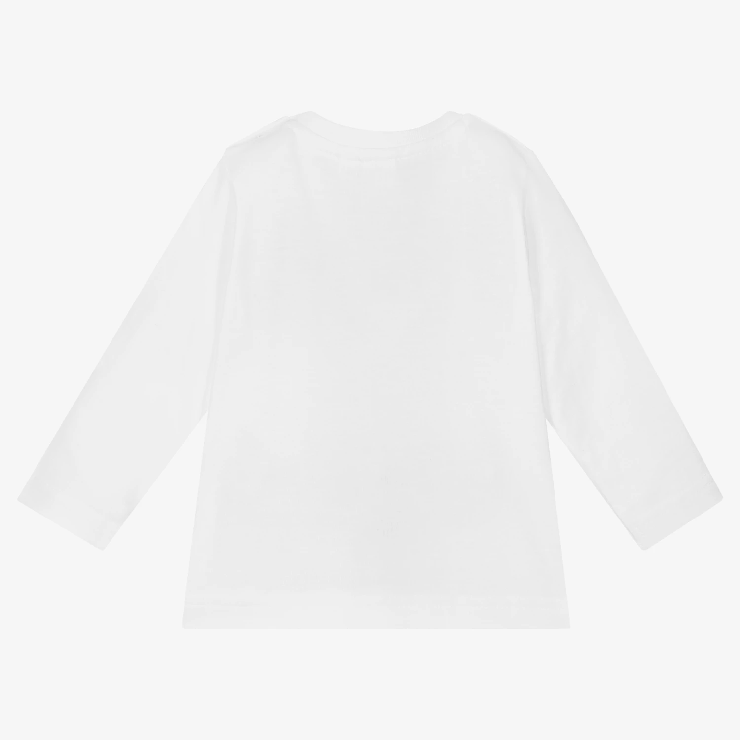 IDO Mini White Cotton Jersey Baby Top 2 IDO Mini White Cotton Jersey Baby Top - Image 2