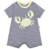 Il Gufo Blue Cotton Baby Shortie