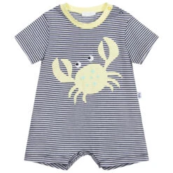 Il Gufo Blue Cotton Baby Shortie