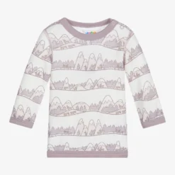 Joha Baby Girls Ivory Wool Top