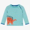 Joules Baby Boys Blue Dino Jumper
