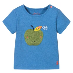 Joules Blue Cotton Apple T-Shirt