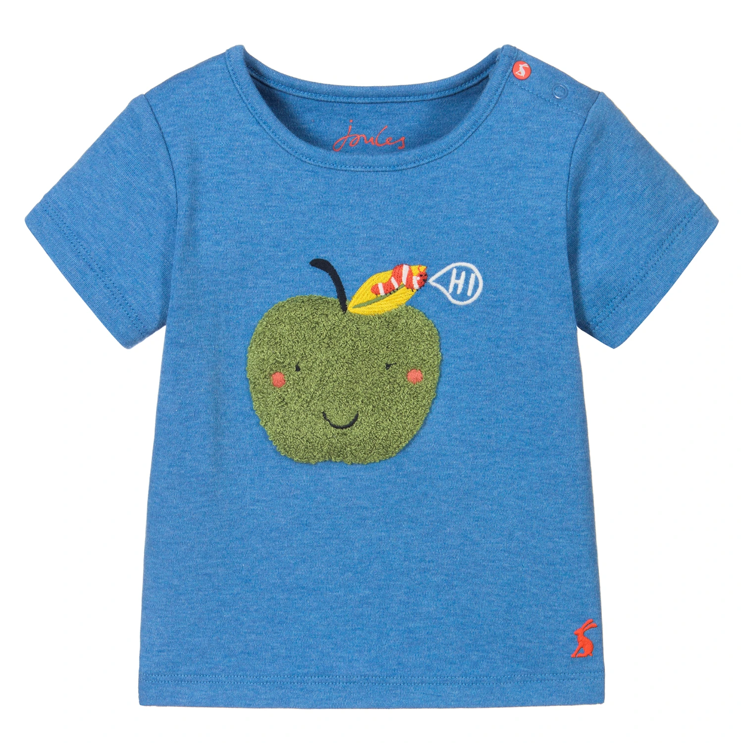 Joules Blue Cotton Apple T-Shirt 1 Joules Blue Cotton Apple T-Shirt