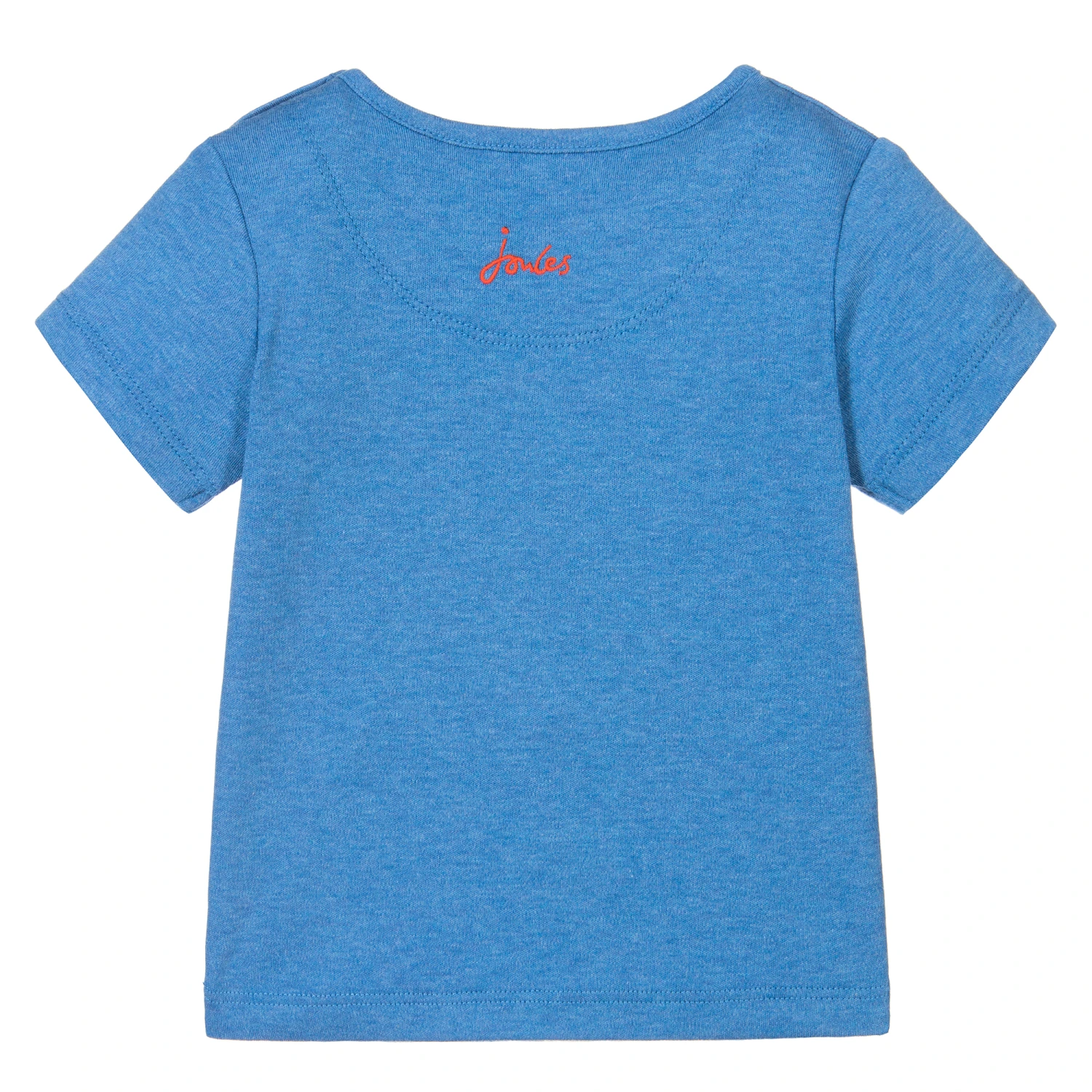 Joules Blue Cotton Apple T-Shirt 2 Joules Blue Cotton Apple T-Shirt - Image 2