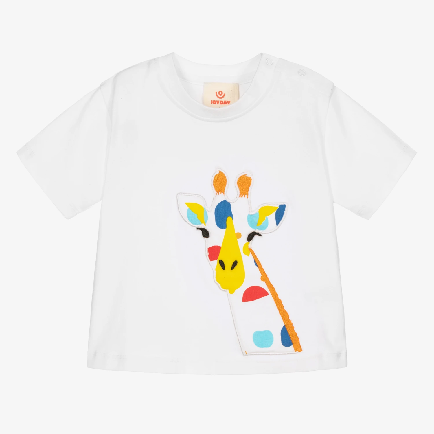 Joyday White Cotton Giraffe Baby T-Shirt 1 Joyday White Cotton Giraffe Baby T-Shirt