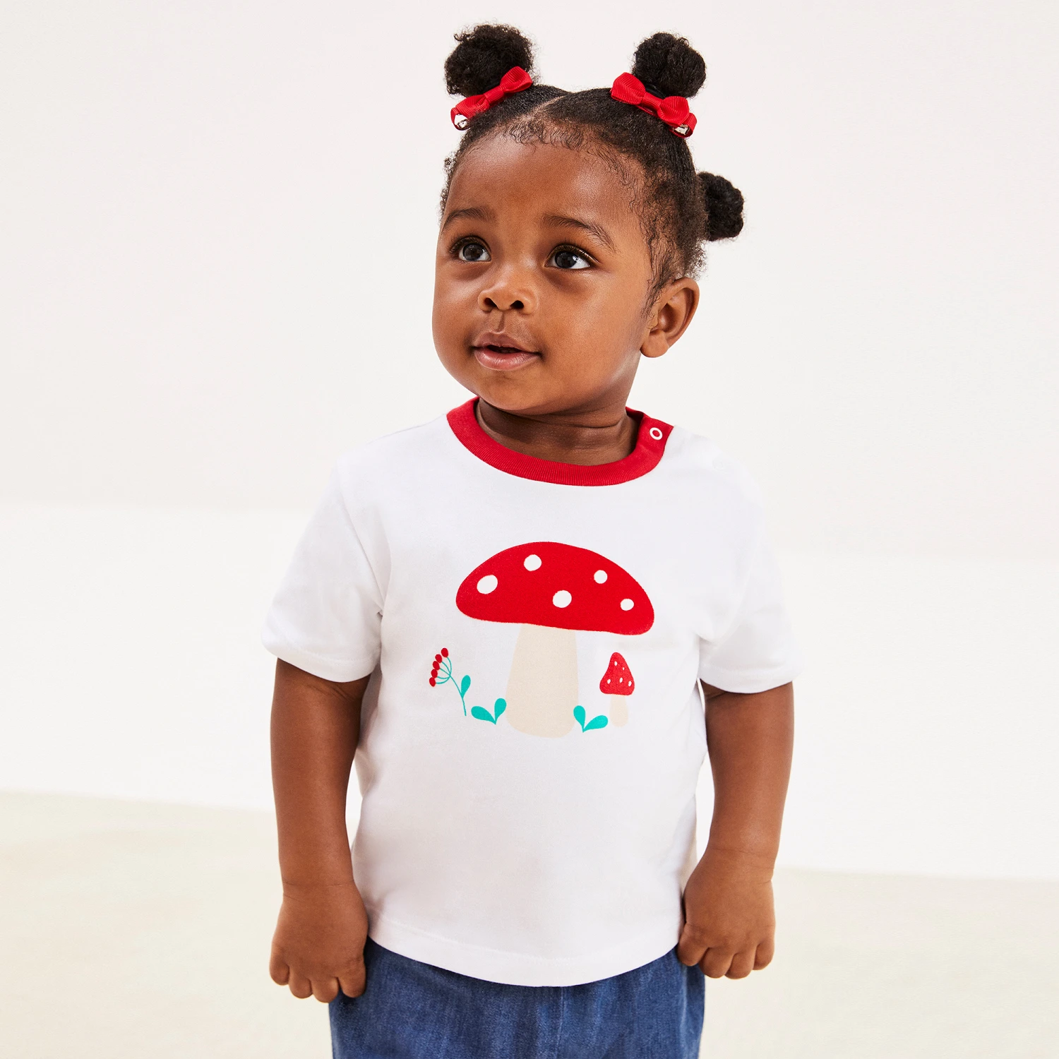 Joyday White Cotton Woodland Baby T-Shirt 2 Joyday White Cotton Woodland Baby T-Shirt - Image 2