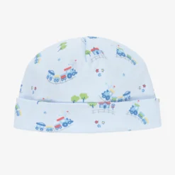 Kissy Kissy Baby Blue Blue Cotton Rail Hat